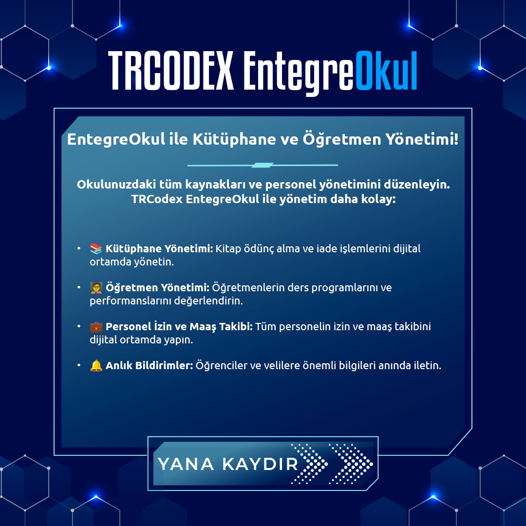 EntegreOkul - MobilOkul Yazılım Sistemi - Görsel 5